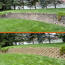 Five-Star-Concrete-Driveway-Washing-and-Retainer-Wall-Cleaning-in-Centerville-OH 0